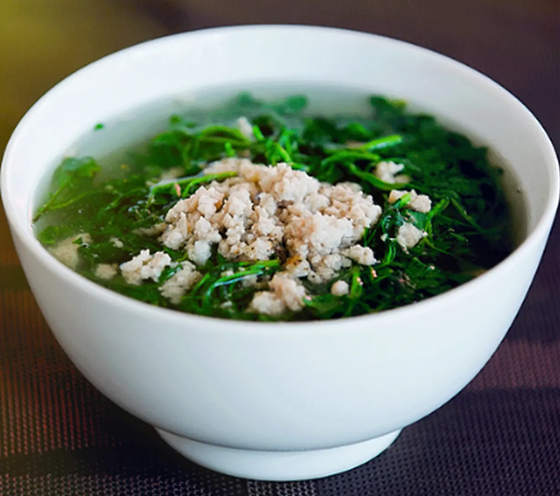 CANH SALAD XOOANG THỊT BẰM